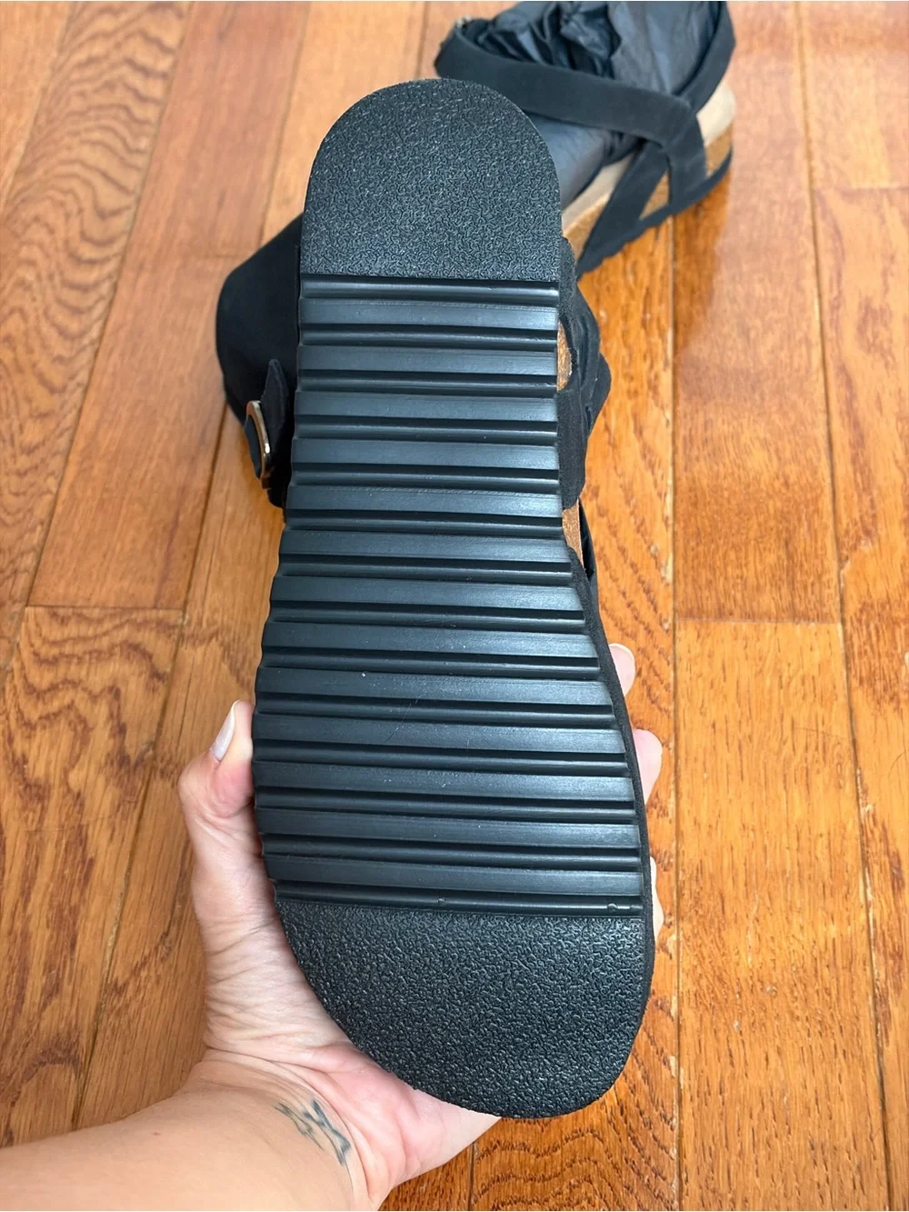 Black Slip-On Mary Jane Flats